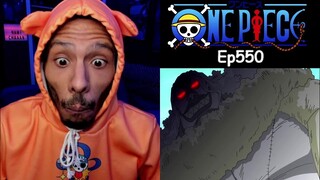 One Piece Episode 550 Reaction | And This...Is To Go... EVEN! FURTHER!! BEYOND!!! |