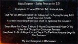 Nick Kozmin Course Sales Processio 2.0 download