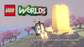 Legendary 2x2x3 Slope Brick Location Guide - LEGO Worlds