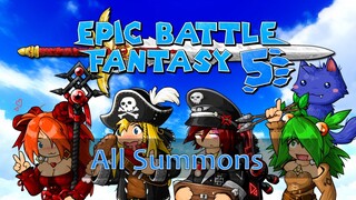 Epic Battle Fantasy 5 - All Summons