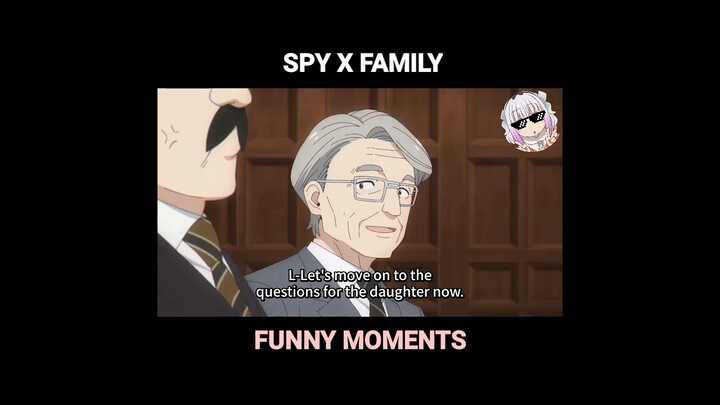 School interview part 2 | Spy X Family Funny Moments
