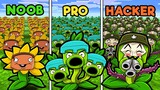 Plants vs Zombies! (NOOB vs PRO vs HACKER)