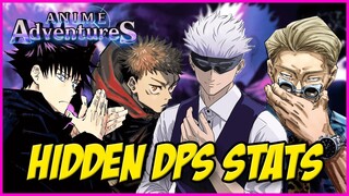 Actual DPS Stats for Gojo, Megumi, Kento & Itadori in Anime Adventures Update 6