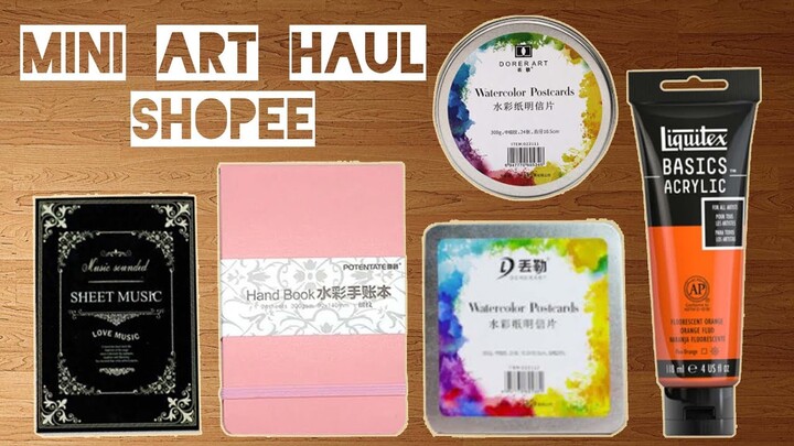 Mini Art Haul | Dorer Art Watercolor Postcards & Potentate Handbook First Impression