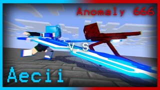 Aecii vs Anomaly 666 [Mine-imator animation]