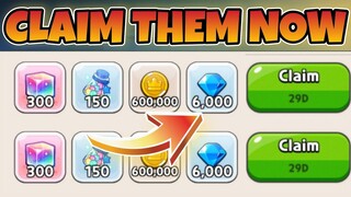 GET FREE 6K CRYSTALS, 600K Coins and many more REWARDS