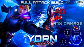 Yorn Insane 47% Damage GamePlay | ft. Ragner Seronix, Magnear Phelix | Full Damage Build | AoV | CoT