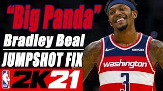 Bradley Beal Jumpshot Fix NBA2K21 with Side-by-Side Comparison