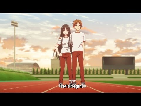 Ayanokoji and Horikita runs together | Classroom of the elite season 2 episode 4