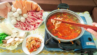 LẨU KIM CHI - Review gói nấu LẨU KIM CHI chua cay và cái kết@HANG CAN COOK