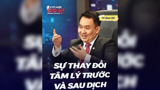 Sự thay đổi tâm lý trước và sau dịch