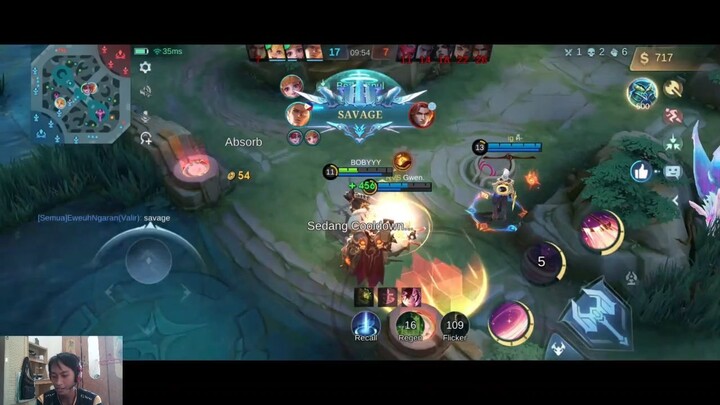 Ruby Mobile Legends Moment ada Savage