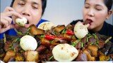 NAGMAMANTIKANG PORK ADOBO | MUKBANG PHILIPPINES | BIOCO FOOD TRIP