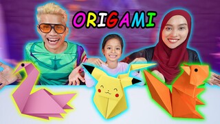 TANTANGAN MEMBUAT ORIGAMI‼️ YANG MANA YANG LEBIH BAGUS?😅