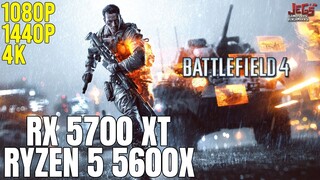 Battlefield 4 | Ryzen 5 5600x + RX 5700 XT | 1080p, 1440p, 4K benchmarks!