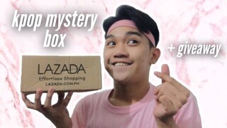 UNBOXING 300 PHP KPOP MYSTERY BOX + GIVEAWAY!!!! | Marcus Chleone