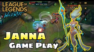 League of Legends: Wild Rift | Janna Champion Game Play Full Tutorial