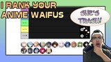I Rank Your Anime Waifus! (Tier List)