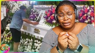 💔FILIPINO MAN tries to heal his broken heart by singing to his wife at funeral | HONEST REACTION
