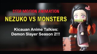 NEZUKO vs MONSTERS STOP MOTION - #DEMONSLAYER SEASON 2 ANNOUNCED!!