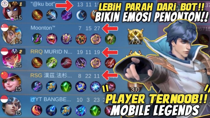 New Hero Xavier & Player Paling T*LOL Di Mobile Legends!! Xavier Best Build Mobile Legends