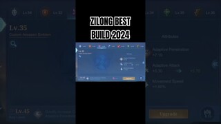 Zilong Best Build 2024 #shorts #mlbb