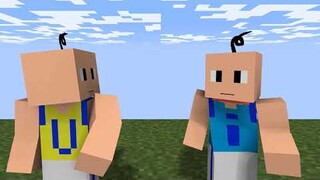 Upin & Ipin Intro Ipin ada rambut (Minecraft Animation)