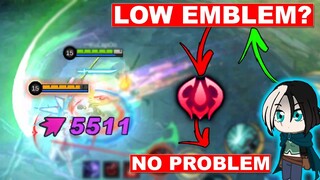 LOW LEVEL EMBLEM + BENEDETTA VERY EASY | MOBILE LEGENDS