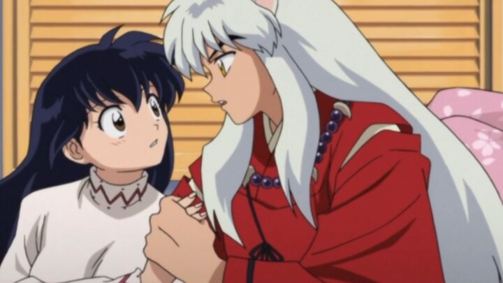 [InuYasha x Kagome] Makanan anjing dengan rasa manis yang berlebihan/Entah kenapa sudut mulutku mau 