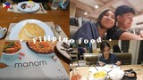 [🇵🇭] ✨️ Filipino food day ✨️ (Finally got to eat my favorite dish!) | Philippines vlog