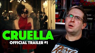 REACTION! Cruella Trailer #1 - Emma Stone Movie 2021