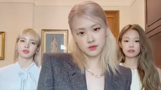 @roses_are_rosie TikTok with @lisa and @jennie☺️☺️🔥👑🖤💗