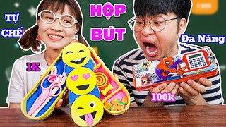 HỘP BÚT TỰ CHẾ 1K VÀ HỘP BÚT ĐA NĂNG CAO CẤP 100K - Con nhà giàu khác con nhà nghèo như thế nào?