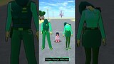 Polisi Hantu Bhoot Zombie Menangkap Mio‼️Sakura School Simulator Ding Dong #viral #shorts