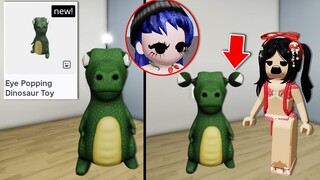 ตัวละครที่ดูเหมือนจะน่ารัก..แต่ไม่น่ารัก! | Roblox 🏡 Eye Popping Dinosaur Toy Brookhaven