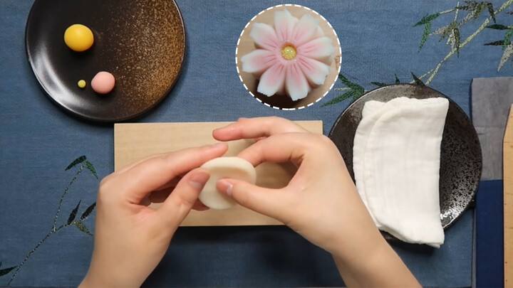 [Food]Handmade Wagashi-Potentilla fruticosa