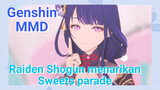 [Genshin, MMD] Raiden Shogun menarikan "Sweets parade"