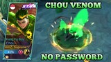 Script Skin Chou S.T.U.N. Custom VENOM Full Effects | No Password - Mobile Legends