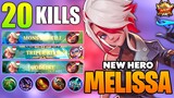 DEADLY CURSED NEEDLE!! MELISSA NEW HERO GAMEPLAY - Build New Hero Melissa - Mobile Legends [MLBB]