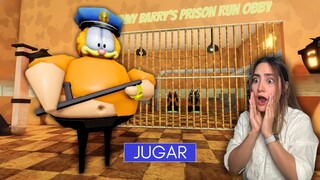 Escapa De La Prision De Garfield en Roblox |Andie