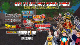 RILIS!! Gta Sa Mod Semua Anime Terbaru  2021 Cuma 300 MB || Auto Keren Parah