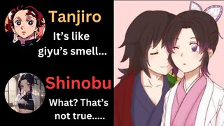 Giyu x shinobu/scent/demon slayer texting story/giyushino