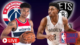 LIVE - BROOKLYN NETS VS WASHINGTON WIZARDS - 2021 NBA SUMMER LEAGUE