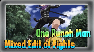 One Punch Man|Mixed Edit of Fights Focus on SAITAMA (epic 3)