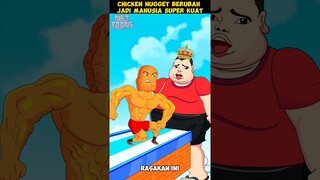 Chicken Nugget Berubah Jadi Manusia Super Kuat #shorts