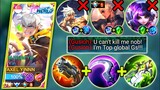 YIN VS TOP GLOBAL GUSION | YIN BEST BUILD AND EMBLEM TO COUNTER GUSION | MOBILE LEGENDS