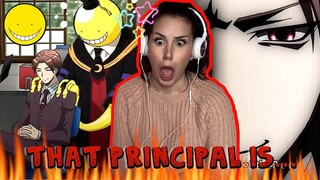 This is the PRINCIPAL!? Assassination Classroom / Ansatsu Kyoushitsu Episode 6 REACTION + REVIEW