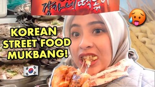 MUKBANG STREET FOOD KOREA BARENG TEMEN2 KAMPUS AKU! 🥵 DI PASAR GWANGJANG 🇰🇷 TRADITIONAL MARKET 🌶