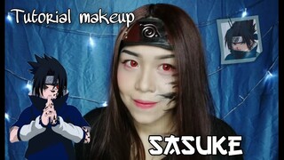 SASUKE COSPLAY MAKEUP - W Aini #cosplaysasuke #makeupcosplay #sasukeuchiha