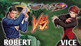 KING OF FIGTHERS MOBILE LEGENDS COLLAB| ROBERT V.S VICE ( 4K Resolution)